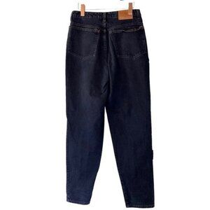 Vintage 80s Girbaud Jeans 11/12 Overdyed Navy Blue High Waist Relaxed Streetwear